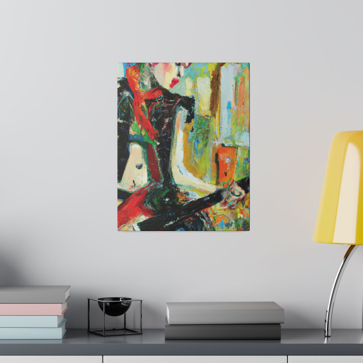 4824H - Rockstar Oil Painting Style Print | Poster | Home Decor | Wall Art | Music Art | Canvas