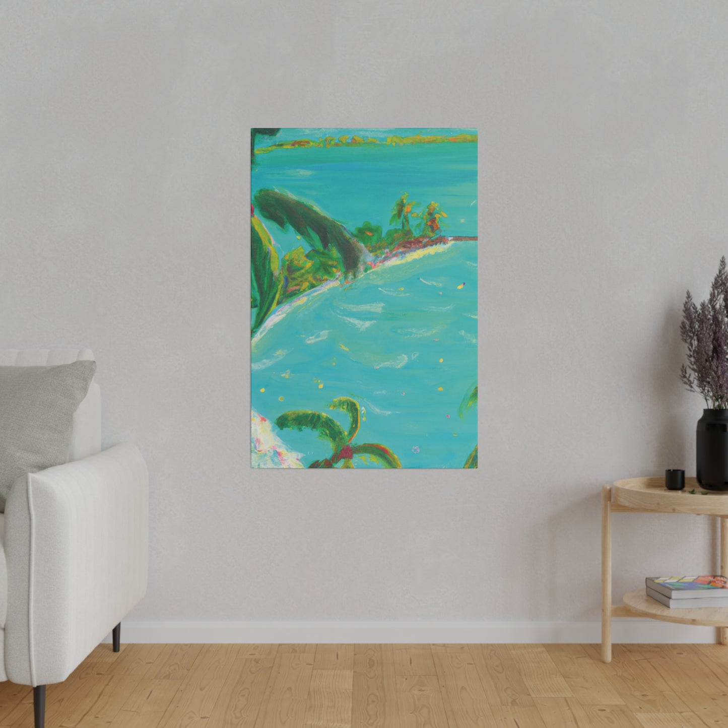 1935K - Bahamas Ocean Painting Print | Bahamas | Ocean | Beach | Poster | Home Decor | Wall Art | Canvas