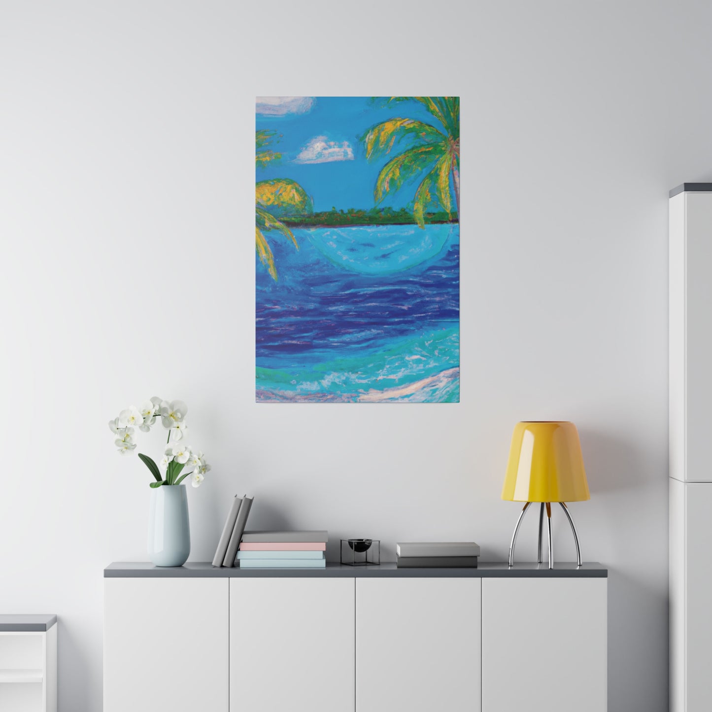 6704T - Bahamas Ocean Painting Print | Bahamas | Ocean | Beach | Poster | Home Decor | Wall Art | Canvas