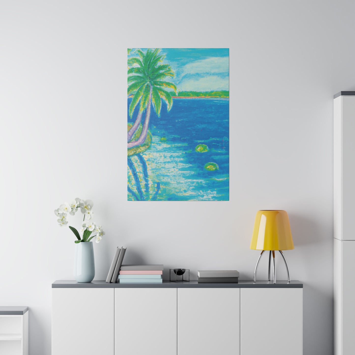 5683A - Bahamas Ocean Painting Print | Bahamas | Ocean | Beach | Poster | Home Decor | Wall Art | Canvas