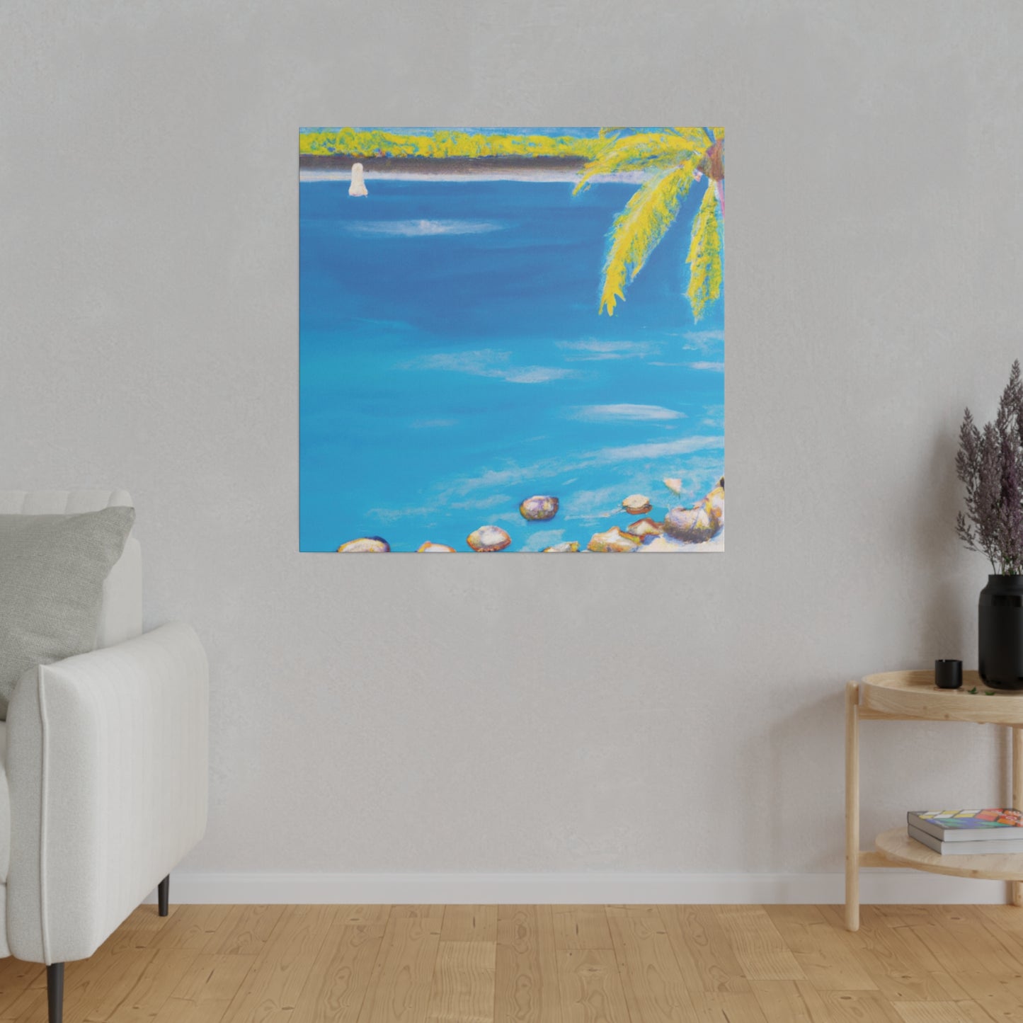 8593F - Bahamas Ocean Painting Print | Bahamas | Ocean | Beach | Poster | Home Decor | Wall Art | Canvas