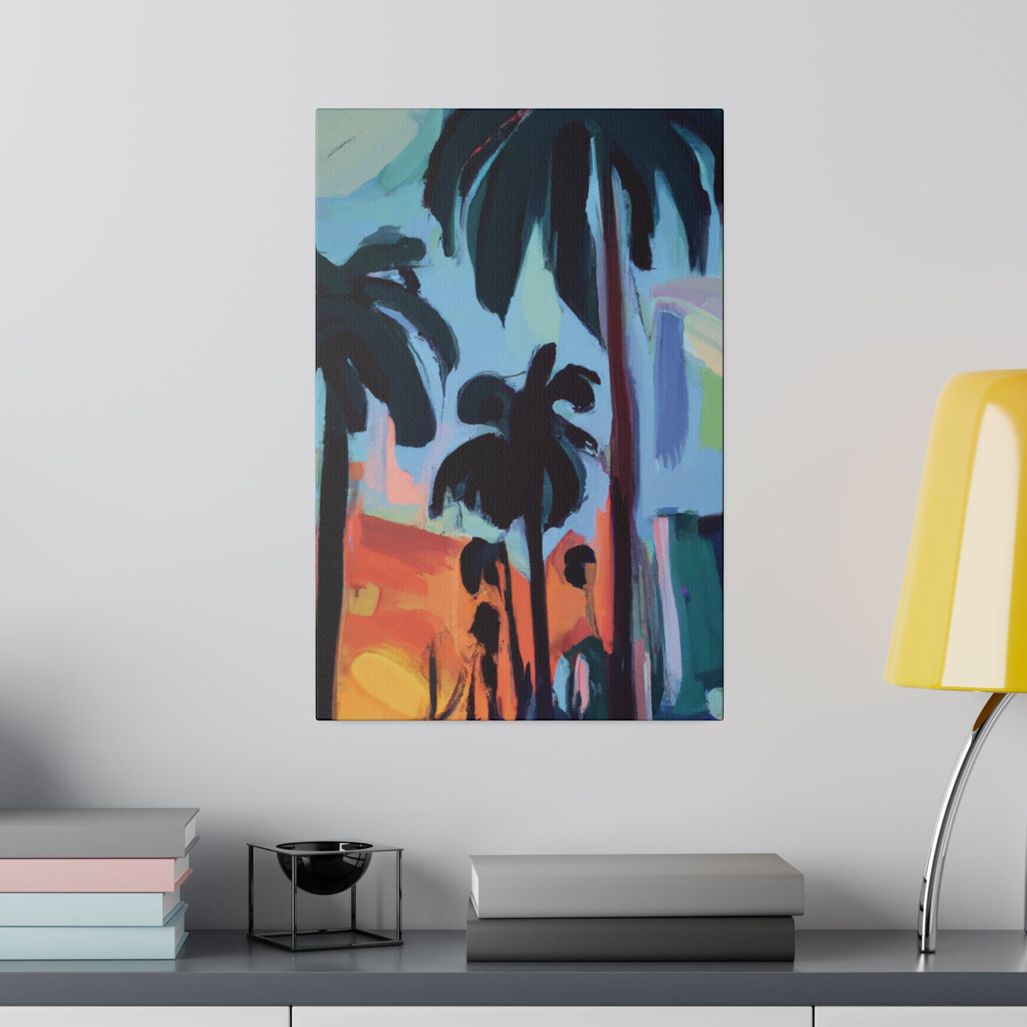 3524Z - Miami Beach Sunset Painting Print | Miami | Beach | Sunset | Poster | Home Decor | Wall Art | Canvas