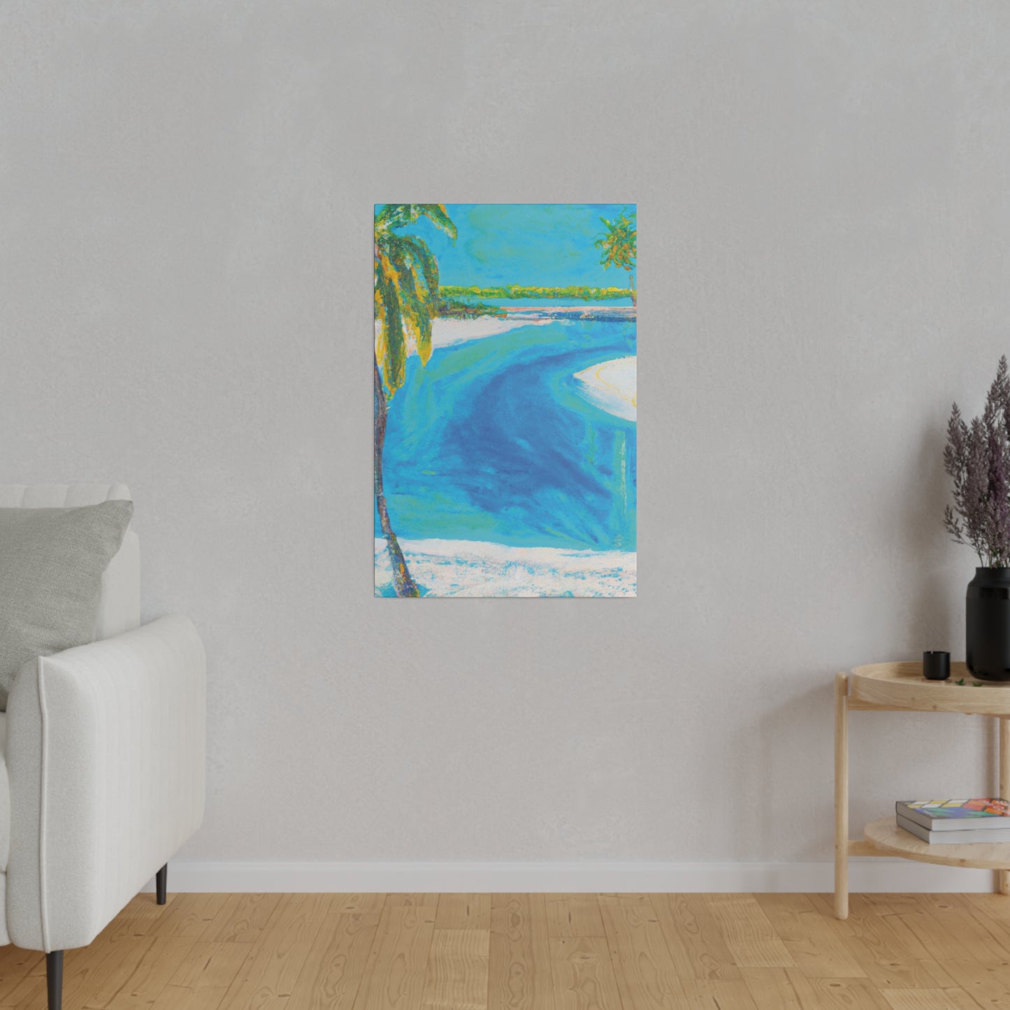 9106H - Bahamas Ocean Painting Print | Bahamas | Ocean | Beach | Poster | Home Decor | Wall Art | Canvas