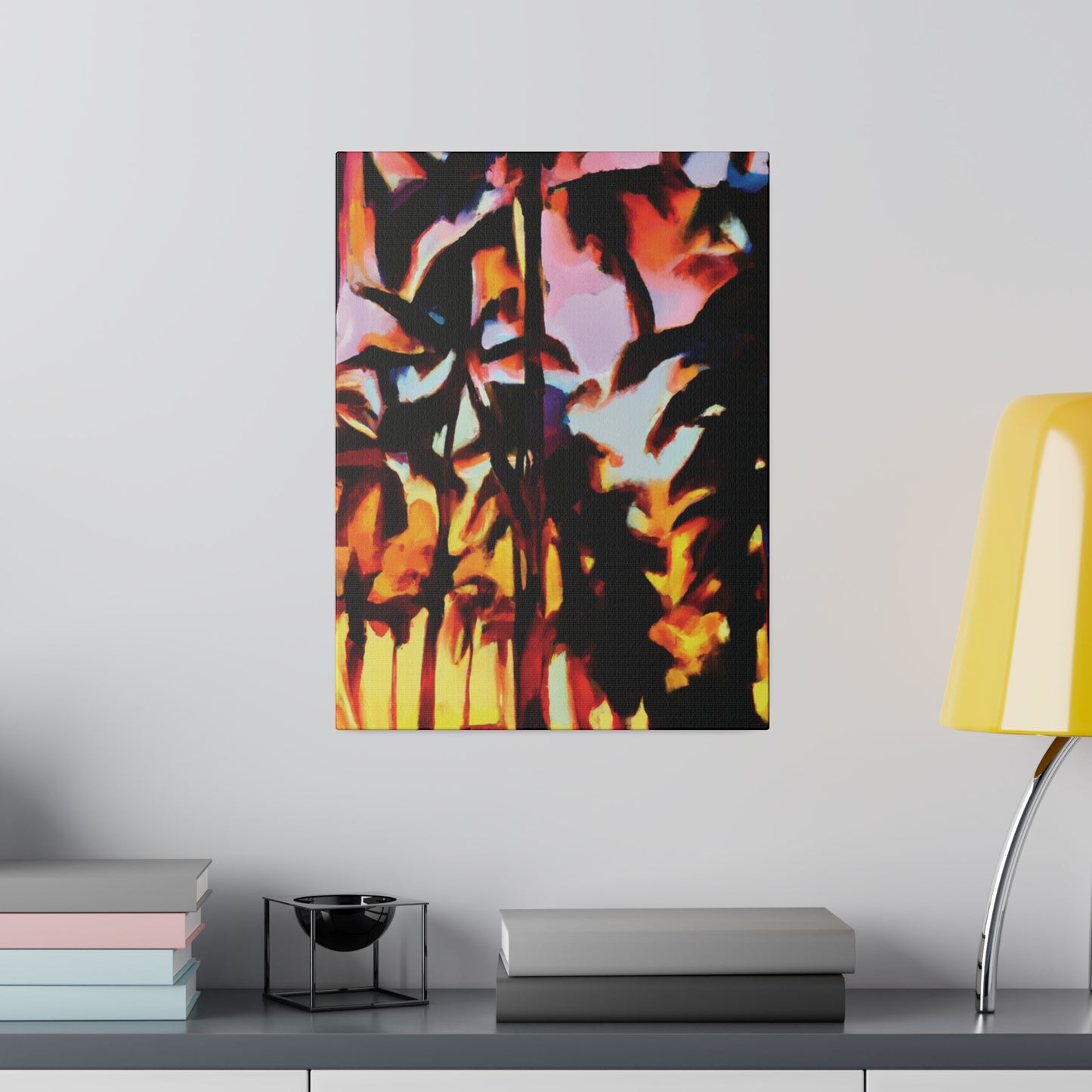 9123T - Miami Beach Sunset Painting Print | Miami | Beach | Sunset | Poster | Home Decor | Wall Art | Canvas