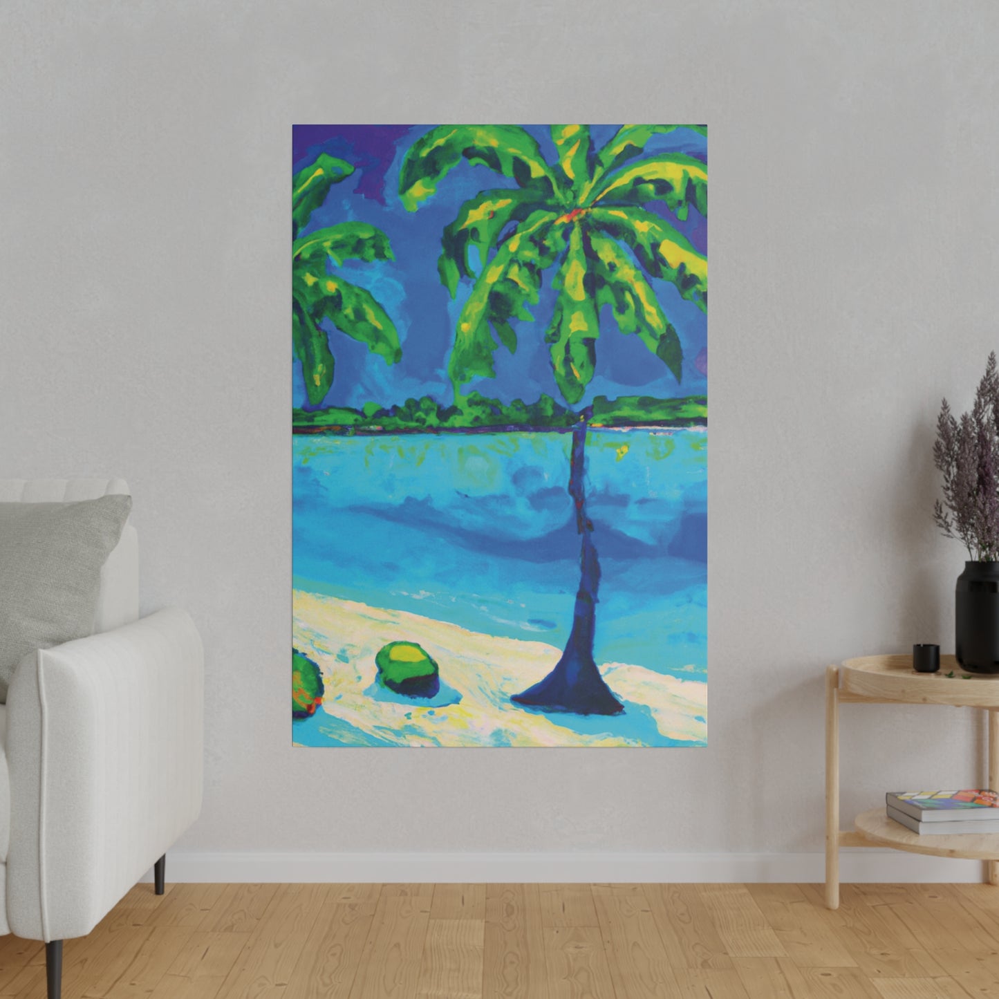 7381V - Bahamas Ocean Painting Print | Bahamas | Ocean | Beach | Poster | Home Decor | Wall Art | Canvas