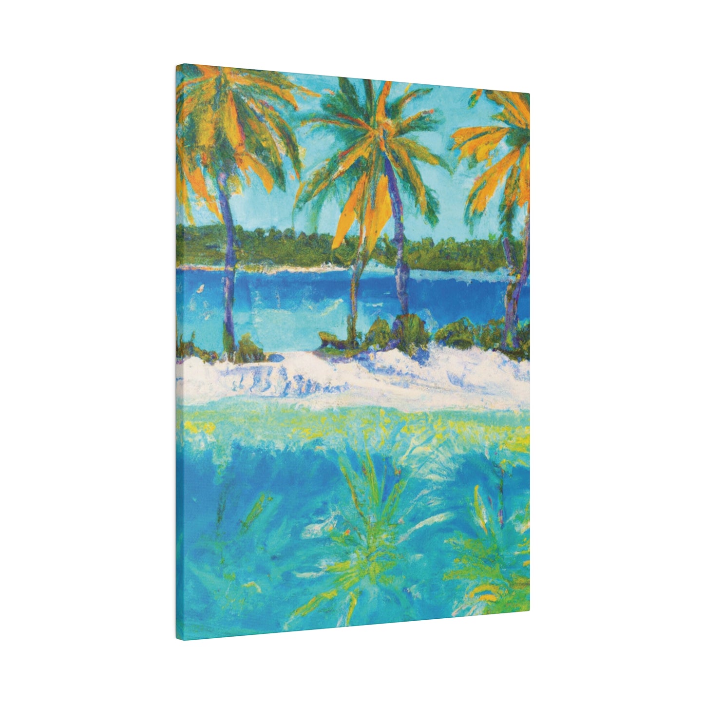 2367X - Bahamas Ocean Painting Print | Bahamas | Ocean | Beach | Poster | Home Decor | Wall Art | Canvas