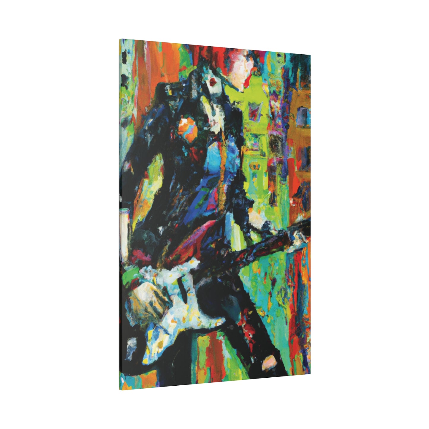 2760G - Rockstar Oil Painting Style Print | Poster | Home Decor | Wall Art | Music Art | Canvas