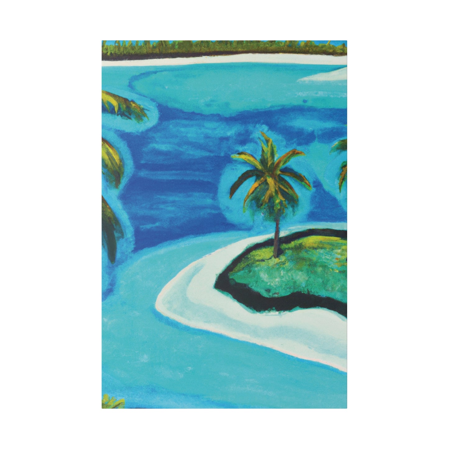 4265U - Bahamas Ocean Painting Print | Bahamas | Ocean | Beach | Poster | Home Decor | Wall Art | Canvas