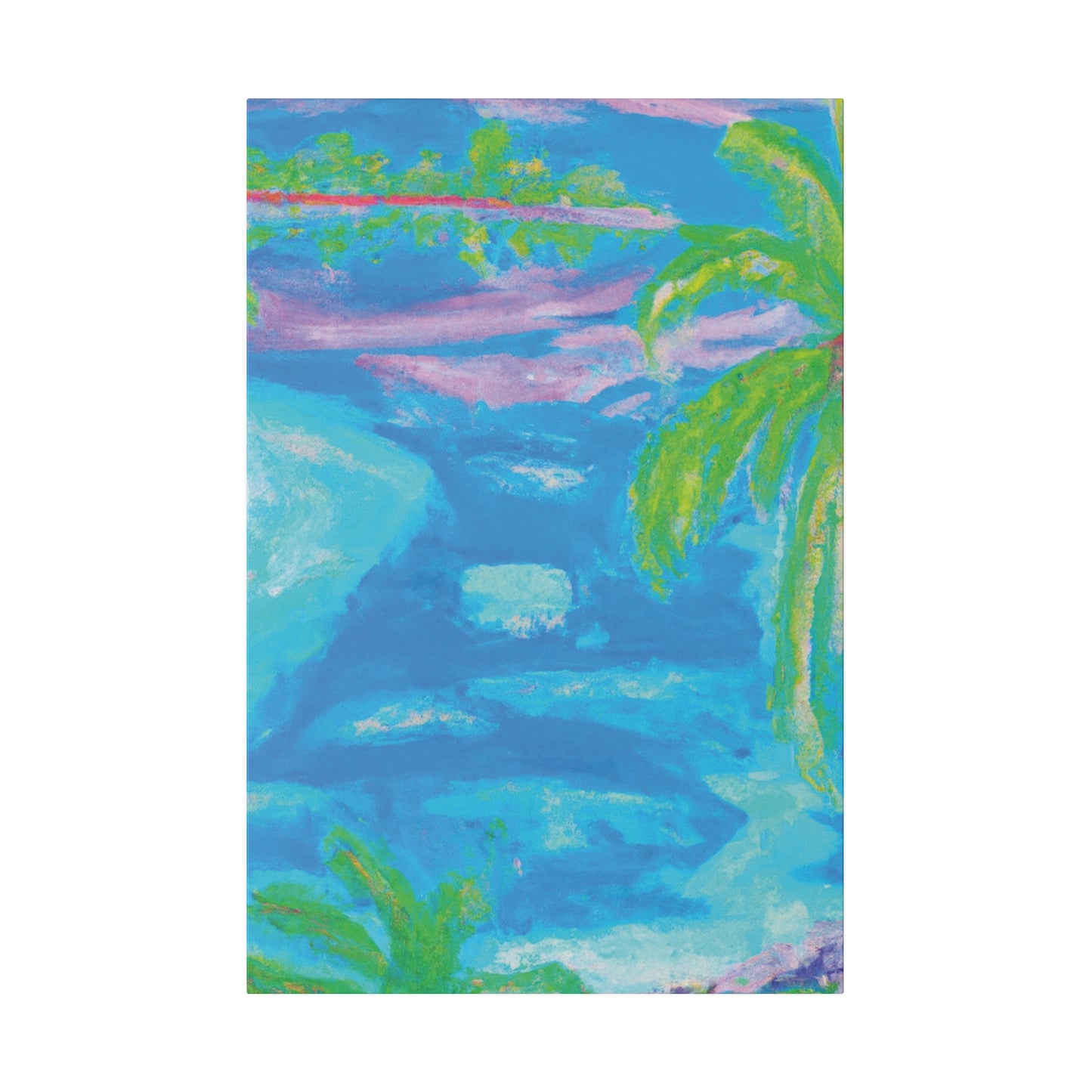 254A - Bahamas Ocean Painting Print | Bahamas | Ocean | Beach | Poster | Home Decor | Wall Art | Canvas