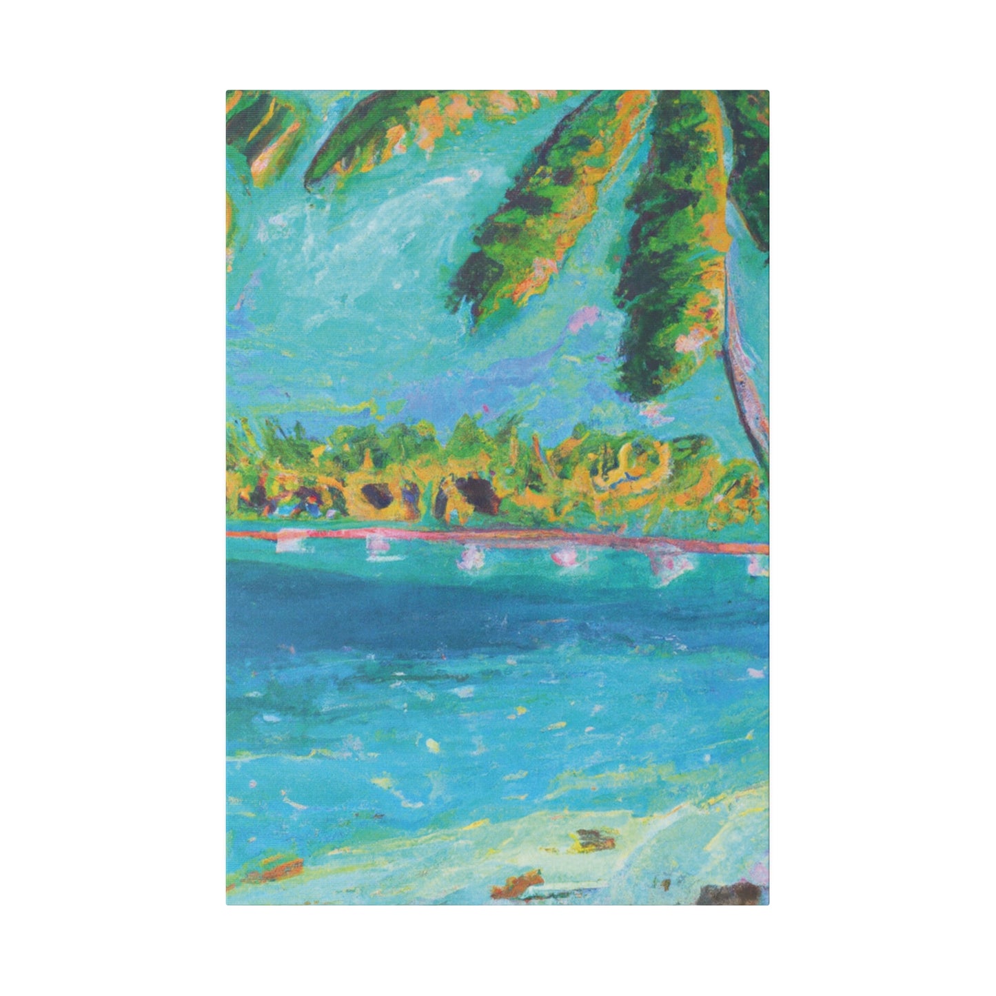 4831J - Bahamas Ocean Painting Print | Bahamas | Ocean | Beach | Poster | Home Decor | Wall Art | Canvas