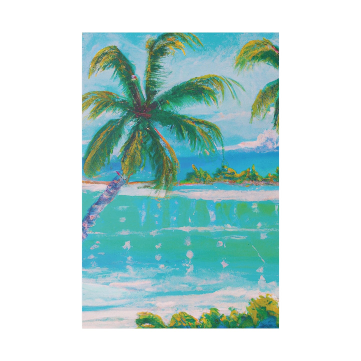 9452K - Bahamas Ocean Painting Print | Bahamas | Ocean | Beach | Poster | Home Decor | Wall Art | Canvas