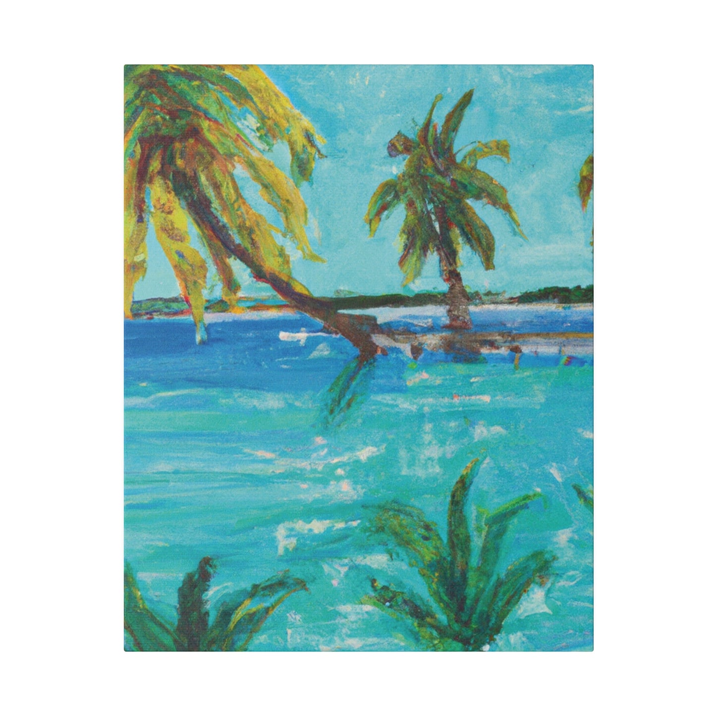 3256T - Bahamas Ocean Painting Print | Bahamas | Ocean | Beach | Poster | Home Decor | Wall Art | Canvas