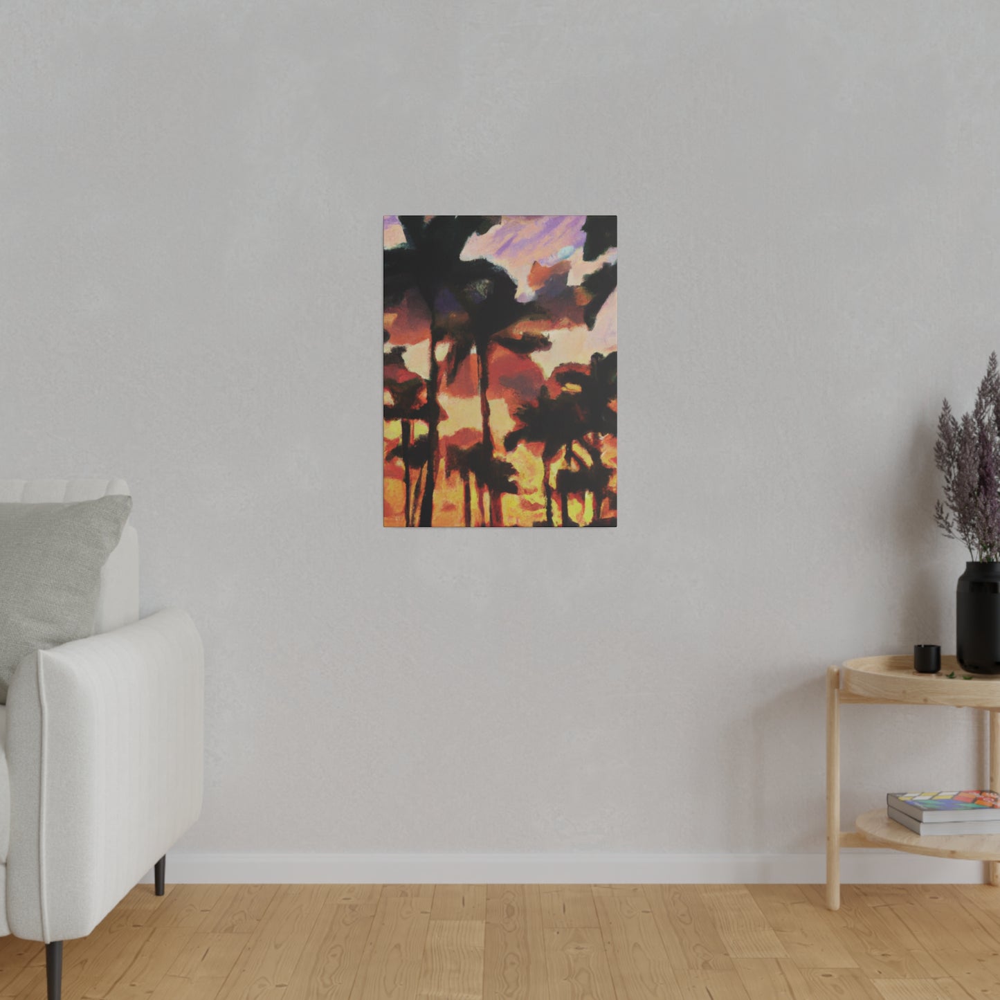 8396Z - Miami Beach Sunset Painting Print | Miami | Beach | Sunset | Poster | Home Decor | Wall Art | Canvas