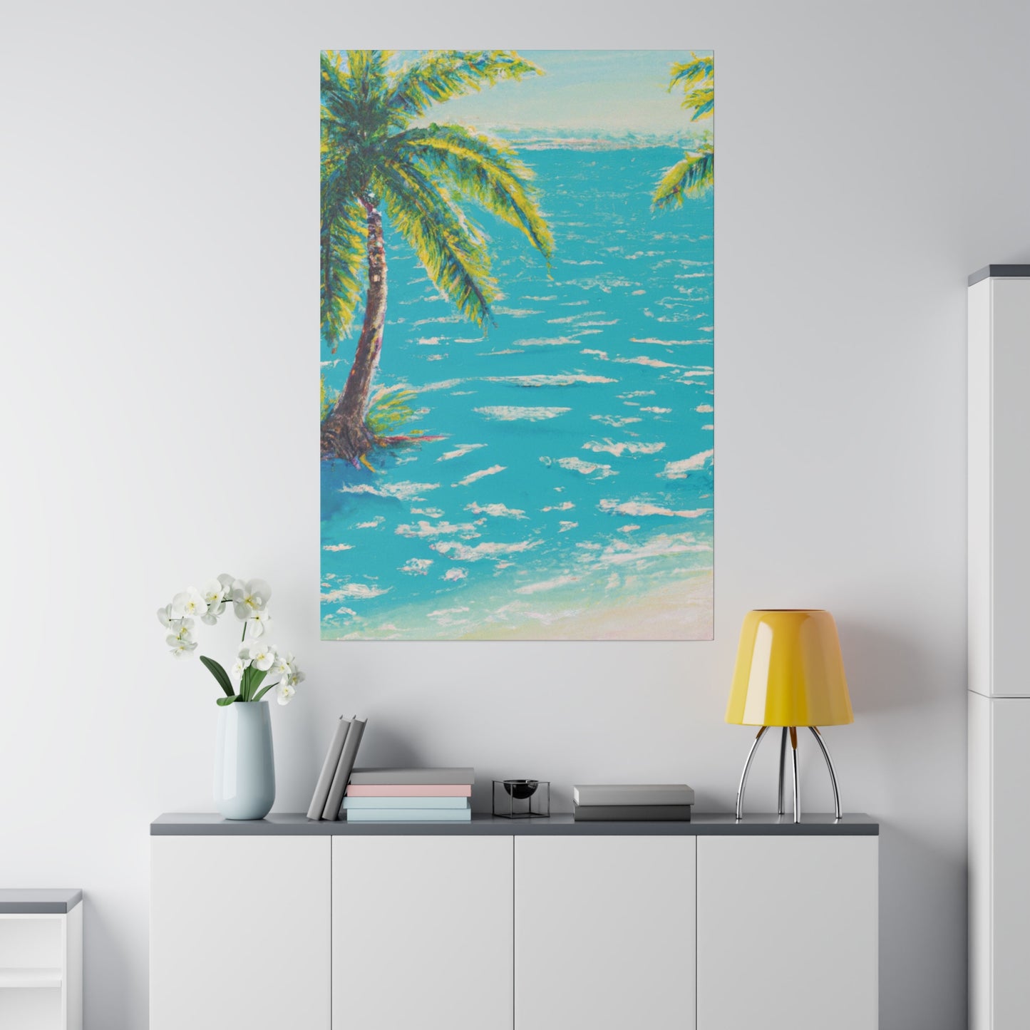 9501E - Bahamas Ocean Painting Print | Bahamas | Ocean | Beach | Poster | Home Decor | Wall Art | Canvas