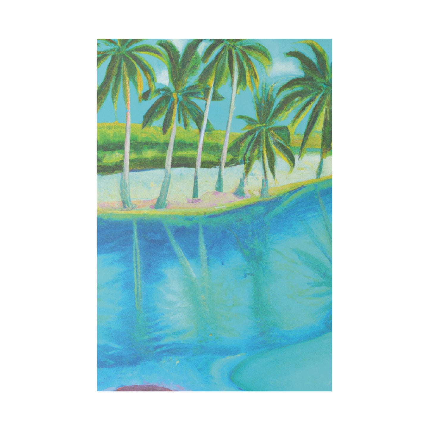 5436R - Bahamas Ocean Painting Print | Bahamas | Ocean | Beach | Poster | Home Decor | Wall Art | Canvas