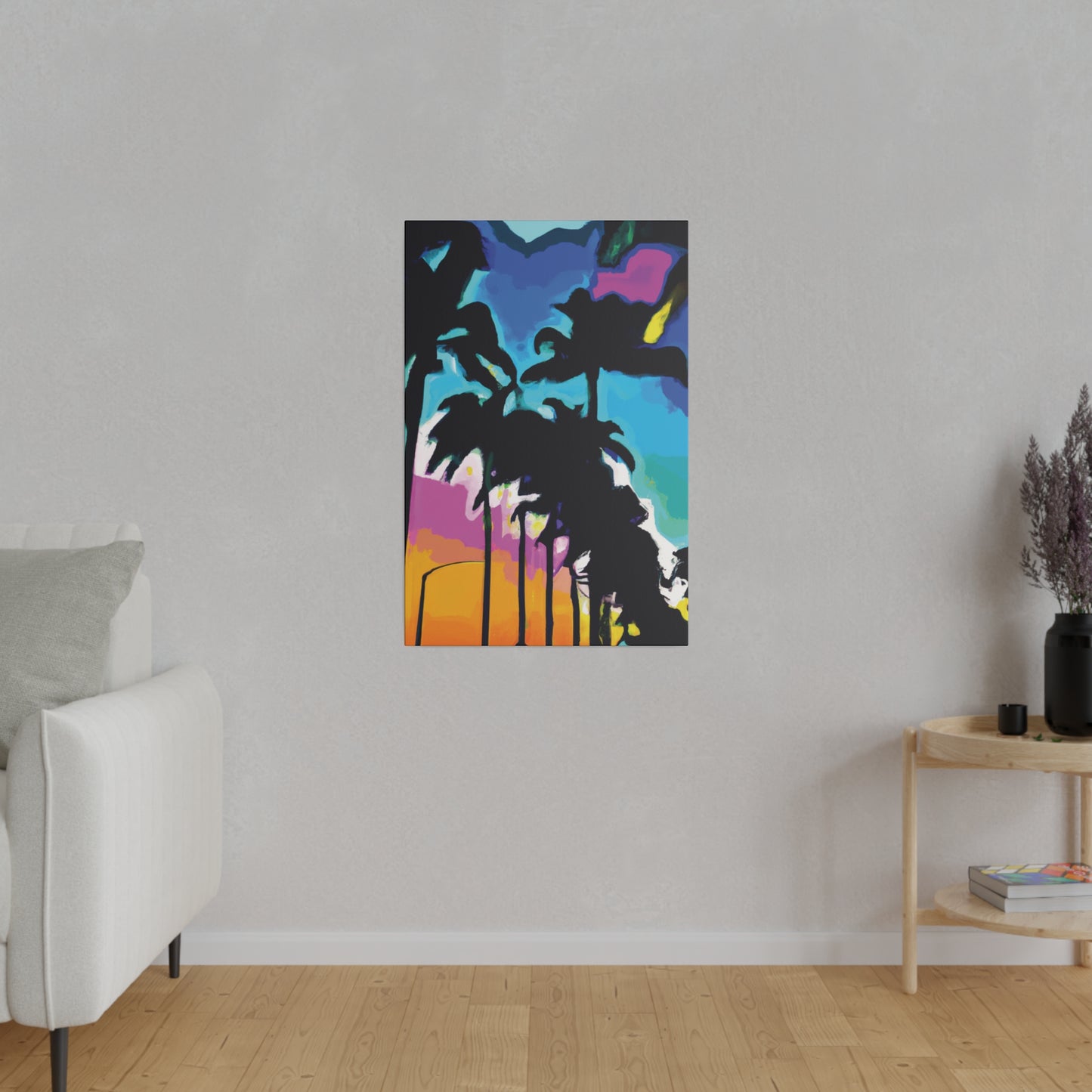 1893Z - Miami Beach Sunset Painting Print | Miami | Beach | Sunset | Poster | Home Decor | Wall Art | Canvas