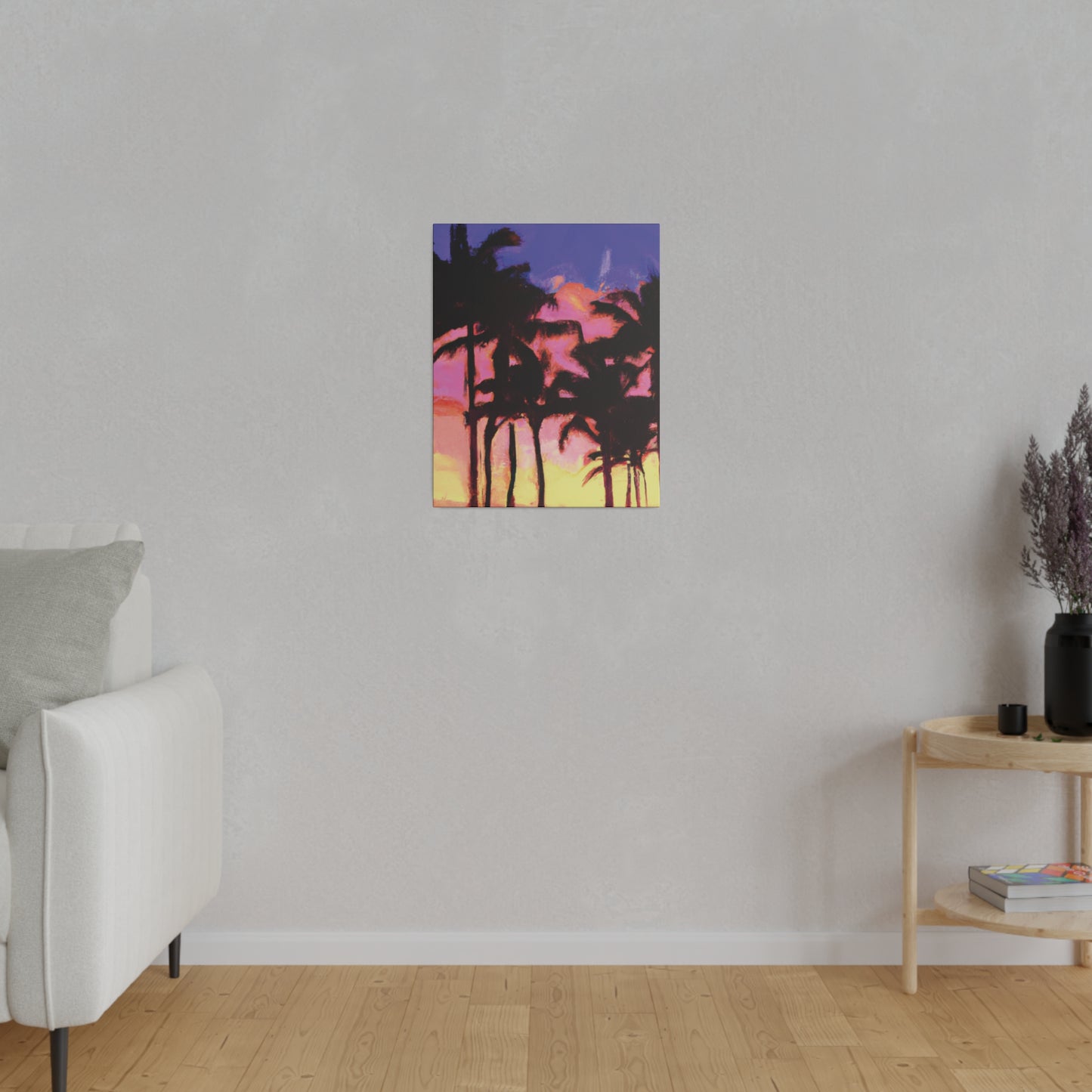 9365H - Miami Beach Sunset Painting Print | Miami | Beach | Sunset | Poster | Home Decor | Wall Art | Canvas