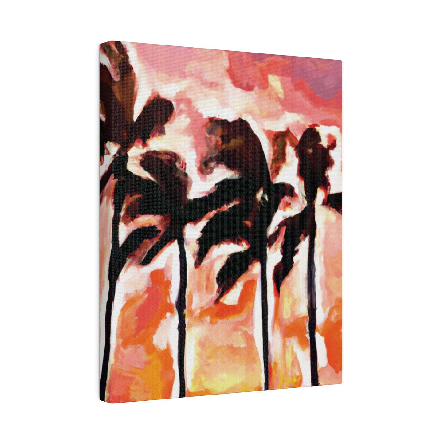 6129V - Miami Beach Sunset Painting Print | Miami | Beach | Sunset | Poster | Home Decor | Wall Art | Canvas