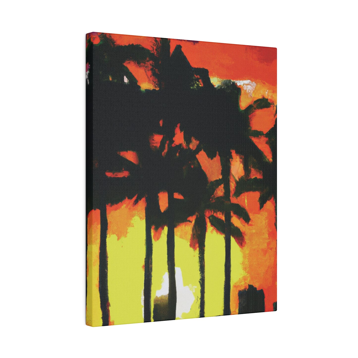 8291L - Miami Beach Sunset Painting Print | Miami | Beach | Sunset | Poster | Home Decor | Wall Art | Canvas