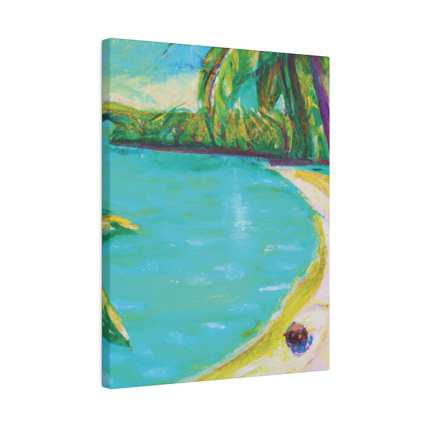 2421K - Bahamas Ocean Painting Print | Bahamas | Ocean | Beach | Poster | Home Decor | Wall Art | Canvas