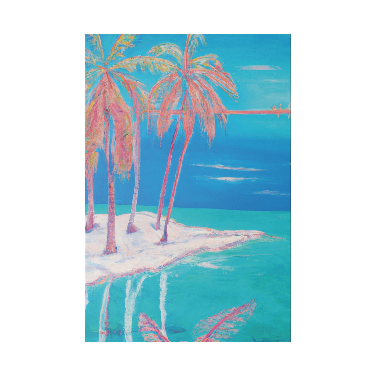 3162K - Bahamas Ocean Painting Print | Bahamas | Ocean | Beach | Poster | Home Decor | Wall Art | Canvas