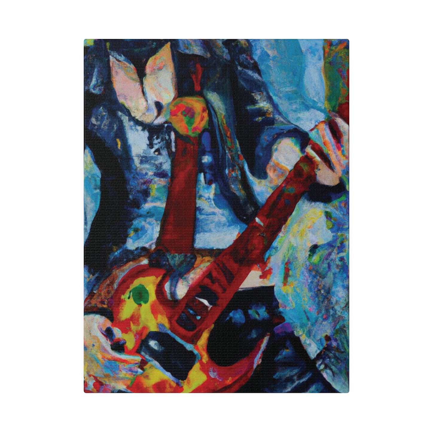 7105A - Rockstar Oil Painting Style Print | Poster | Home Decor | Wall Art | Music Art | Canvas