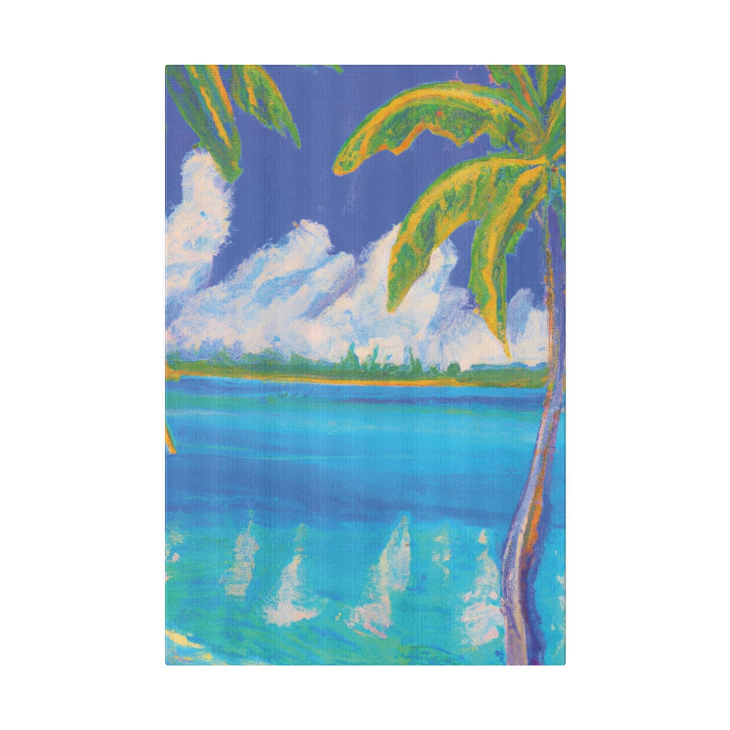 3054I - Bahamas Ocean Painting Print | Bahamas | Ocean | Beach | Poster | Home Decor | Wall Art | Canvas