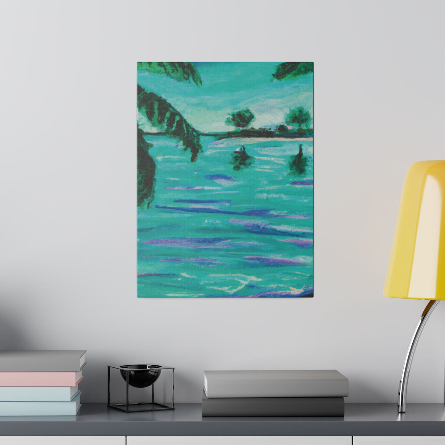 4157C - Bahamas Ocean Painting Print | Bahamas | Ocean | Beach | Poster | Home Decor | Wall Art | Canvas