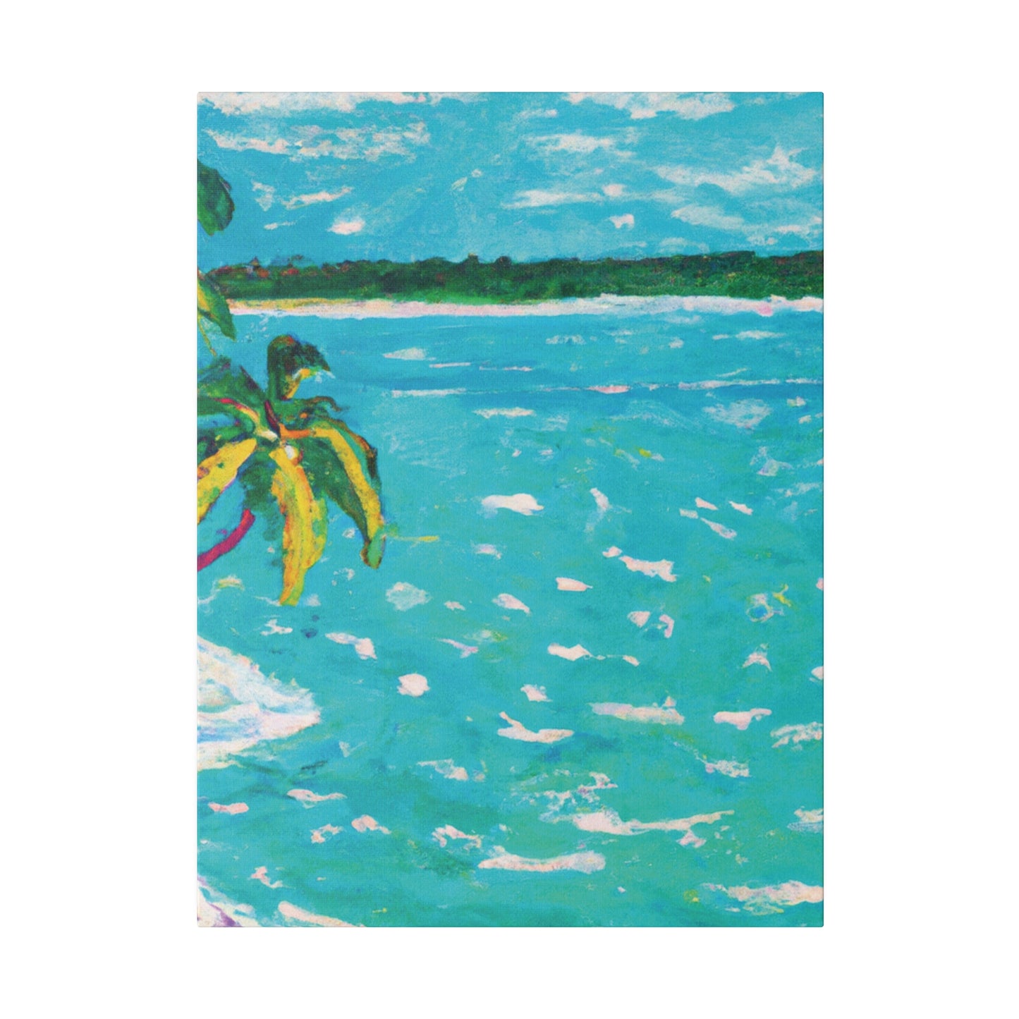 8278H - Bahamas Ocean Painting Print | Bahamas | Ocean | Beach | Poster | Home Decor | Wall Art | Canvas