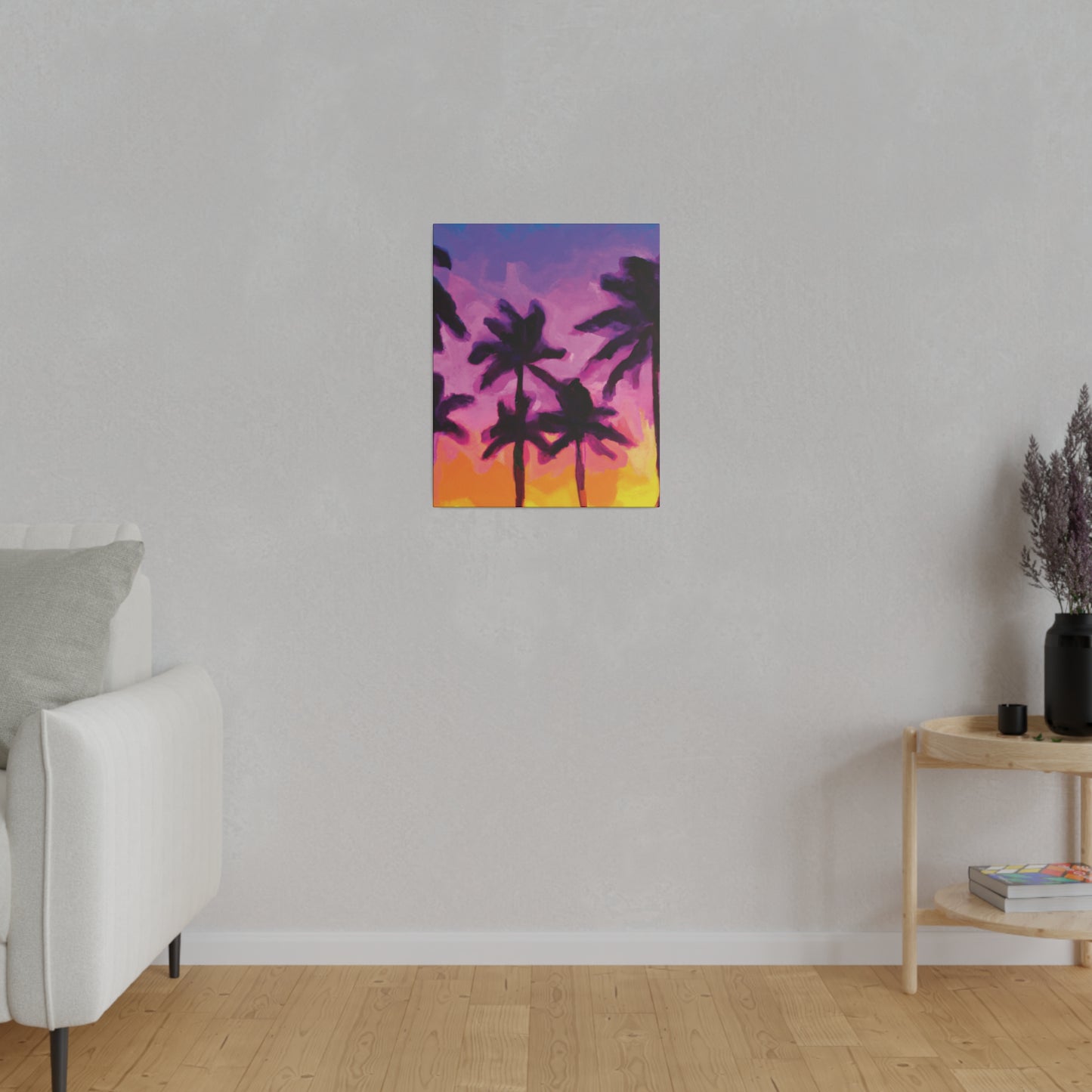 7395T - Miami Beach Sunset Painting Print | Miami | Beach | Sunset | Poster | Home Decor | Wall Art | Canvas