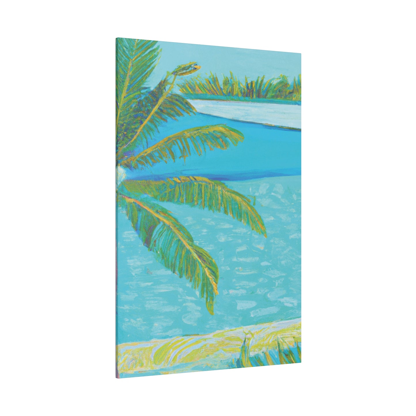 6398H - Bahamas Ocean Painting Print | Bahamas | Ocean | Beach | Poster | Home Decor | Wall Art | Canvas