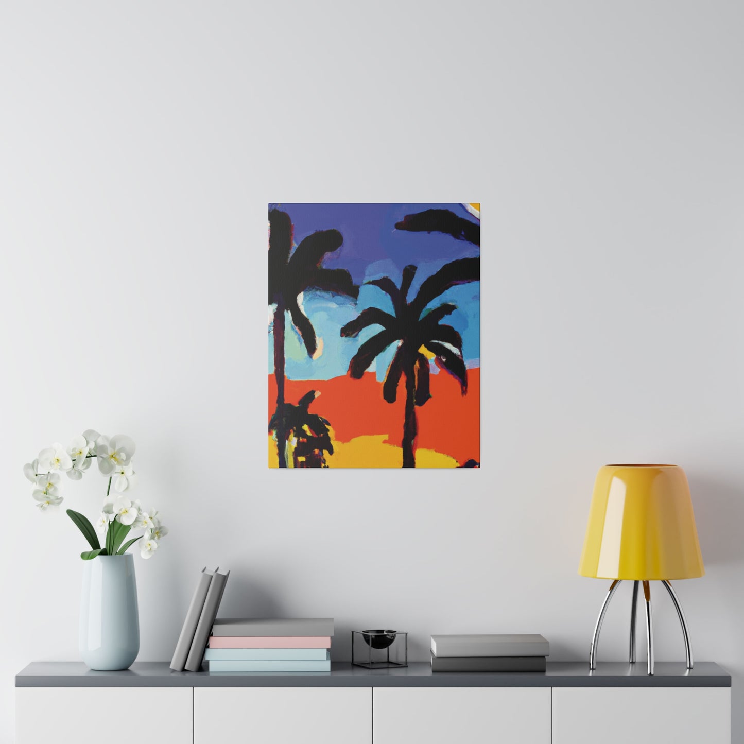 8634T - Miami Beach Sunset Painting Print | Miami | Beach | Sunset | Poster | Home Decor | Wall Art | Canvas