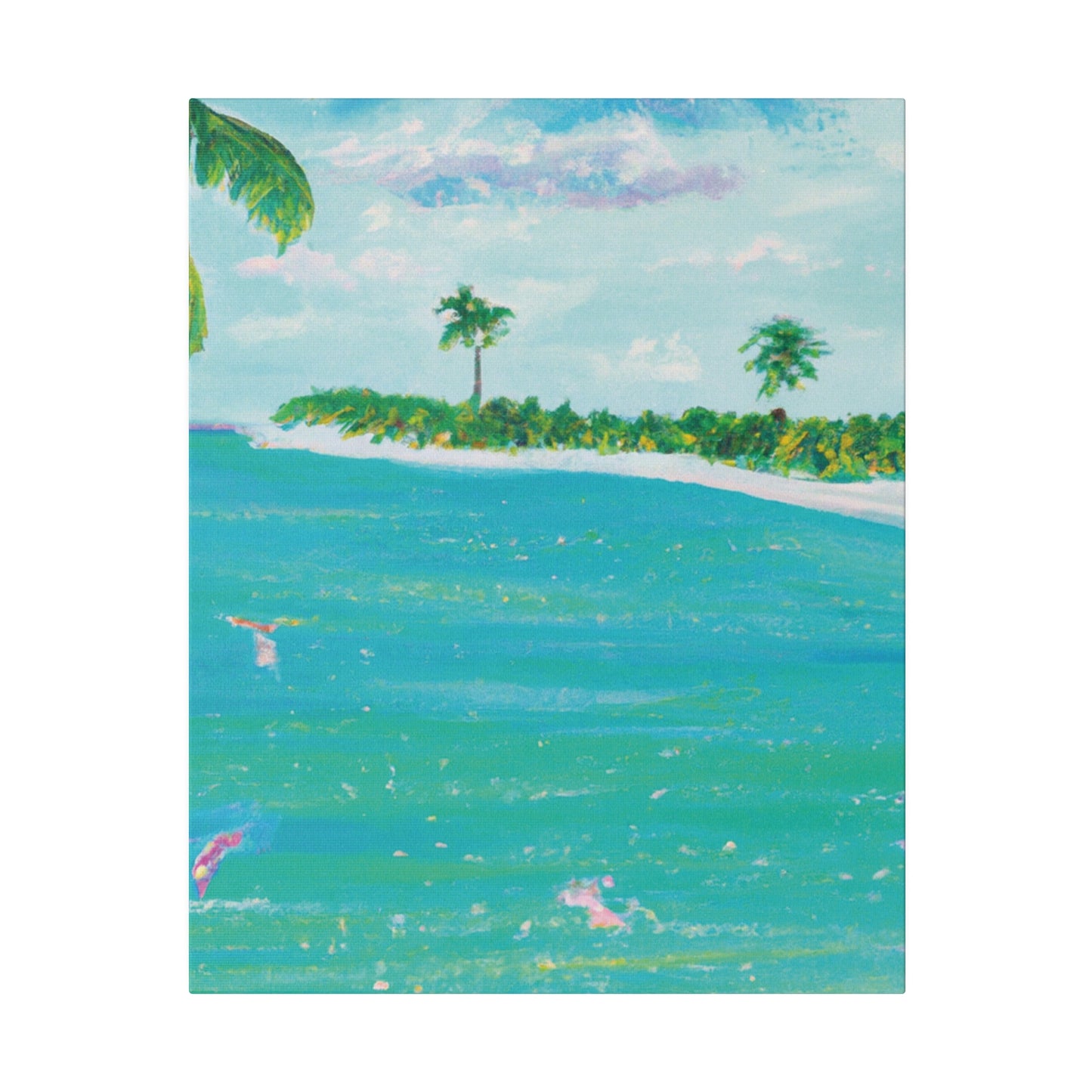 6576D - Bahamas Ocean Painting Print | Bahamas | Ocean | Beach | Poster | Home Decor | Wall Art | Canvas