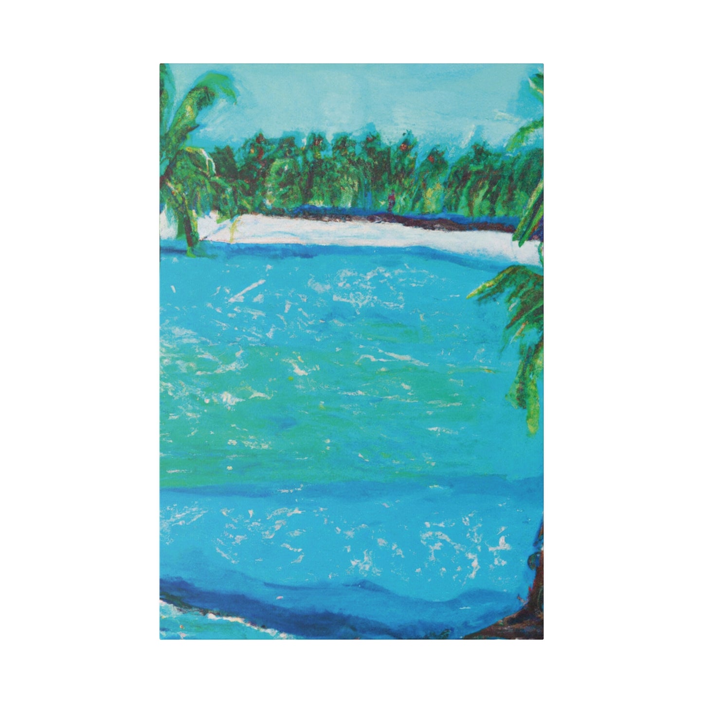 3234T - Bahamas Ocean Painting Print | Bahamas | Ocean | Beach | Poster | Home Decor | Wall Art | Canvas