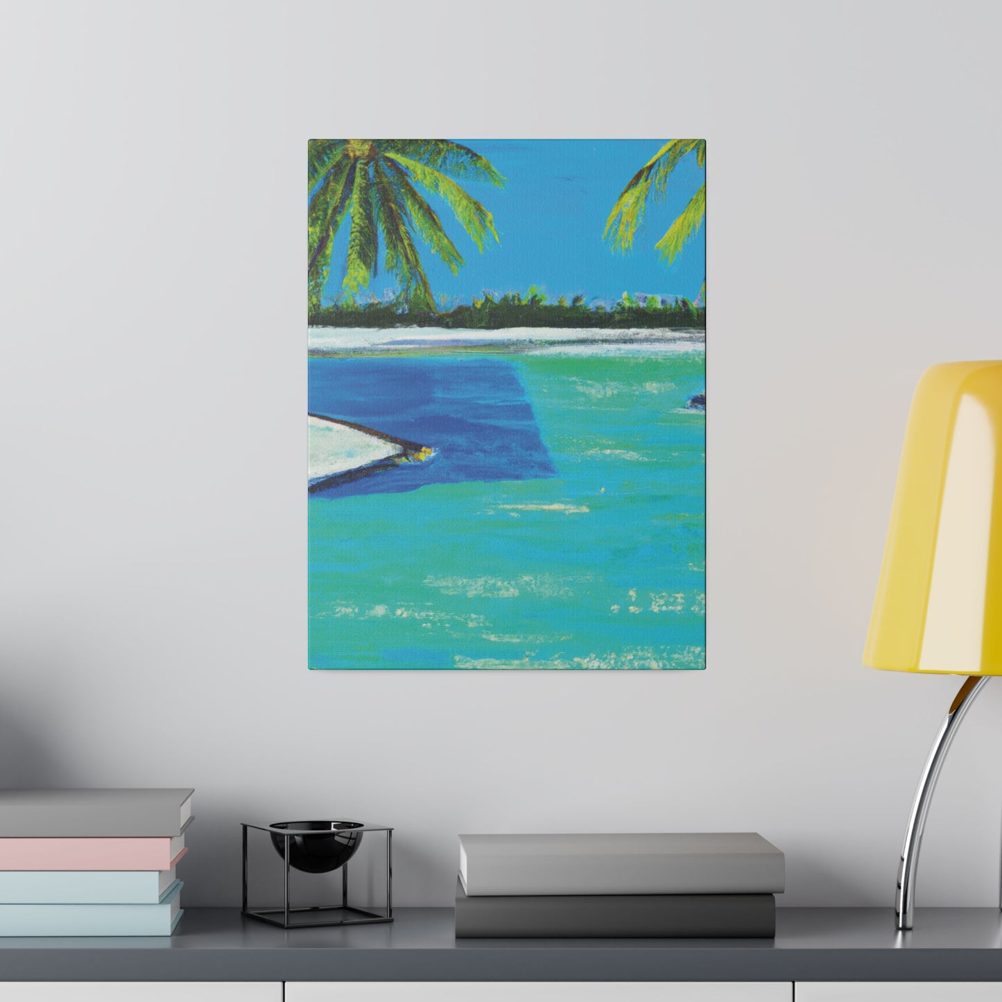 9761V - Bahamas Ocean Painting Print | Bahamas | Ocean | Beach | Poster | Home Decor | Wall Art | Canvas