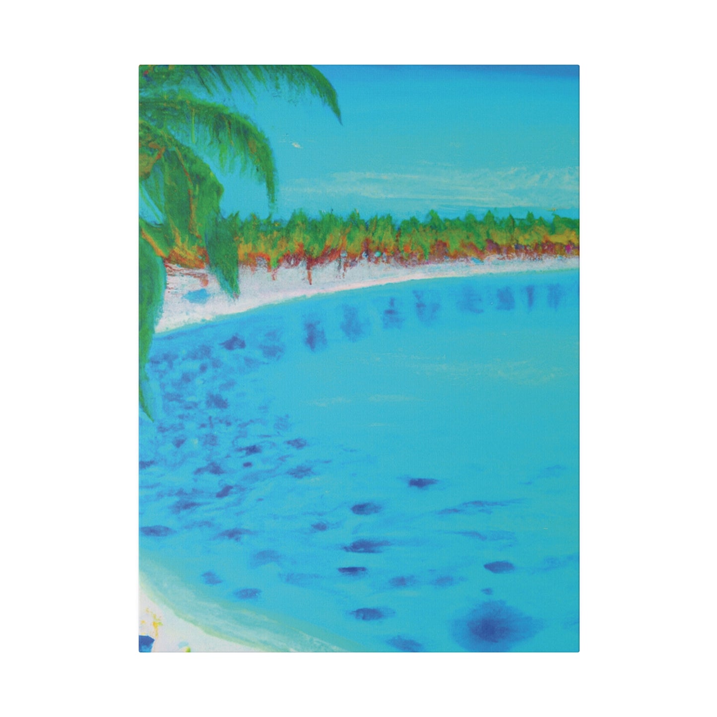 9677R - Bahamas Ocean Painting Print | Bahamas | Ocean | Beach | Poster | Home Decor | Wall Art | Canvas