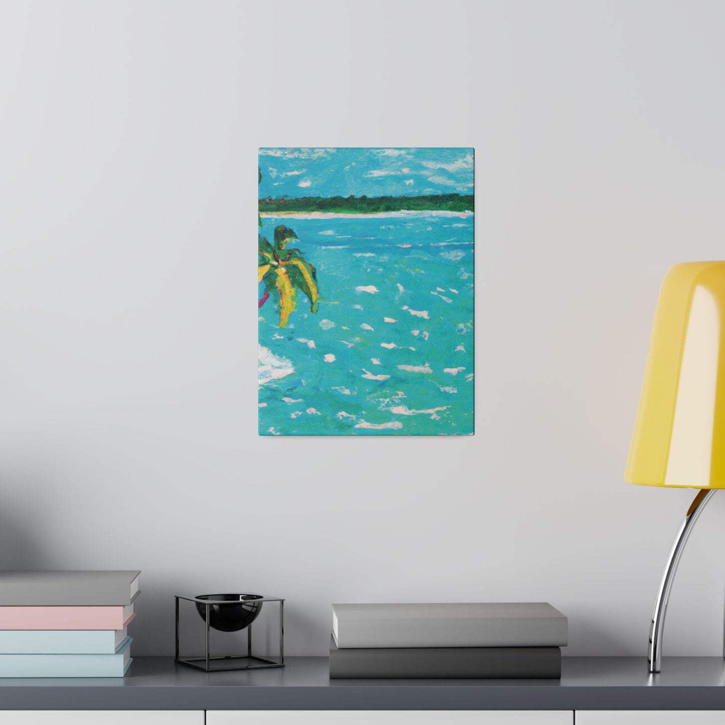 8278H - Bahamas Ocean Painting Print | Bahamas | Ocean | Beach | Poster | Home Decor | Wall Art | Canvas