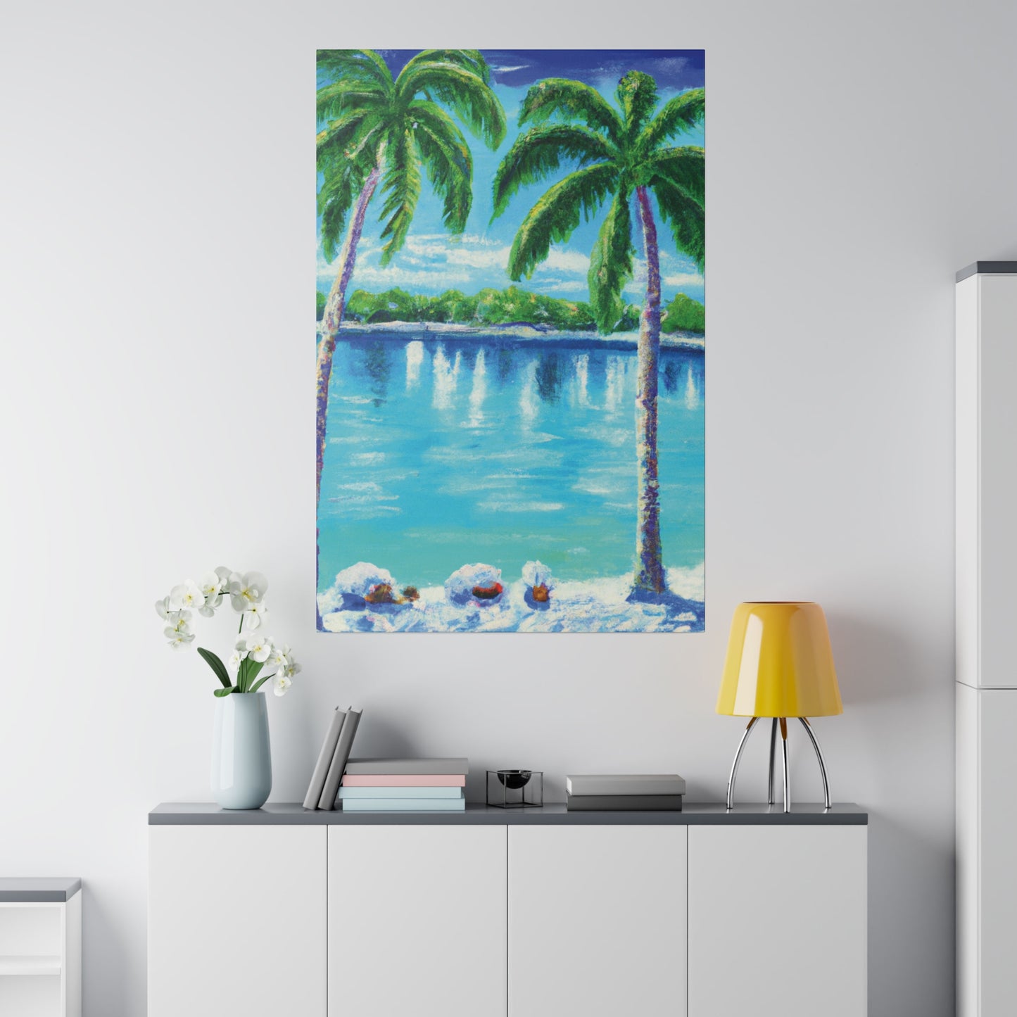 4482N - Bahamas Ocean Painting Print | Bahamas | Ocean | Beach | Poster | Home Decor | Wall Art | Canvas