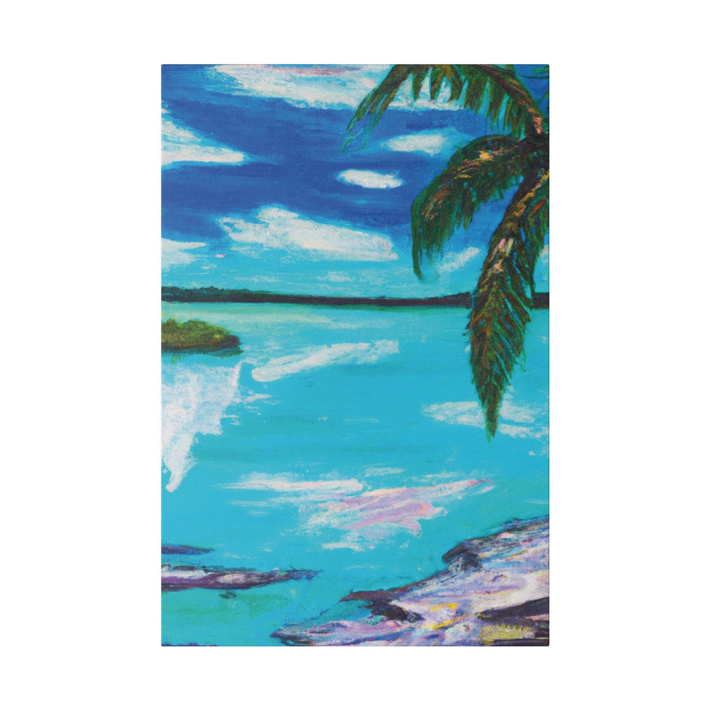 9184C - Bahamas Ocean Painting Print | Bahamas | Ocean | Beach | Poster | Home Decor | Wall Art | Canvas