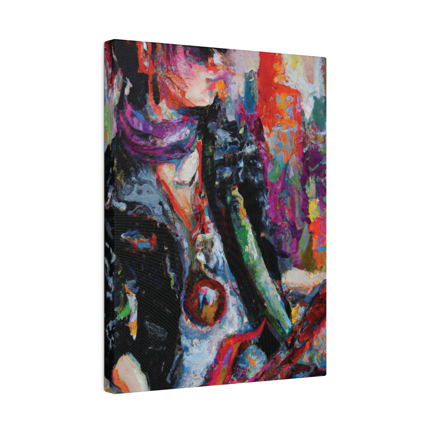 4532P - Rockstar Oil Painting Style Print | Poster | Home Decor | Wall Art | Music Art | Canvas