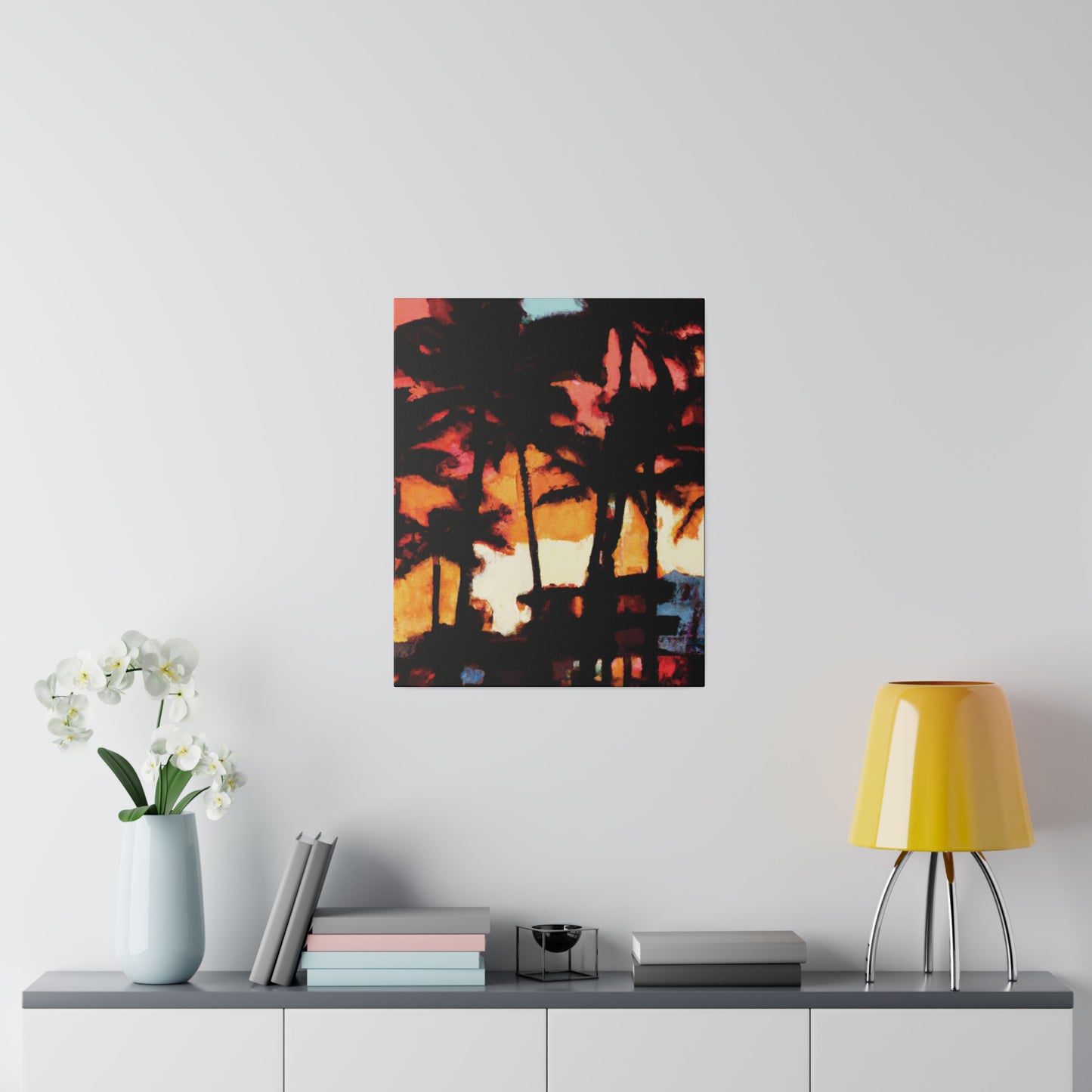 8498K - Miami Beach Sunset Painting Print | Miami | Beach | Sunset | Poster | Home Decor | Wall Art | Canvas