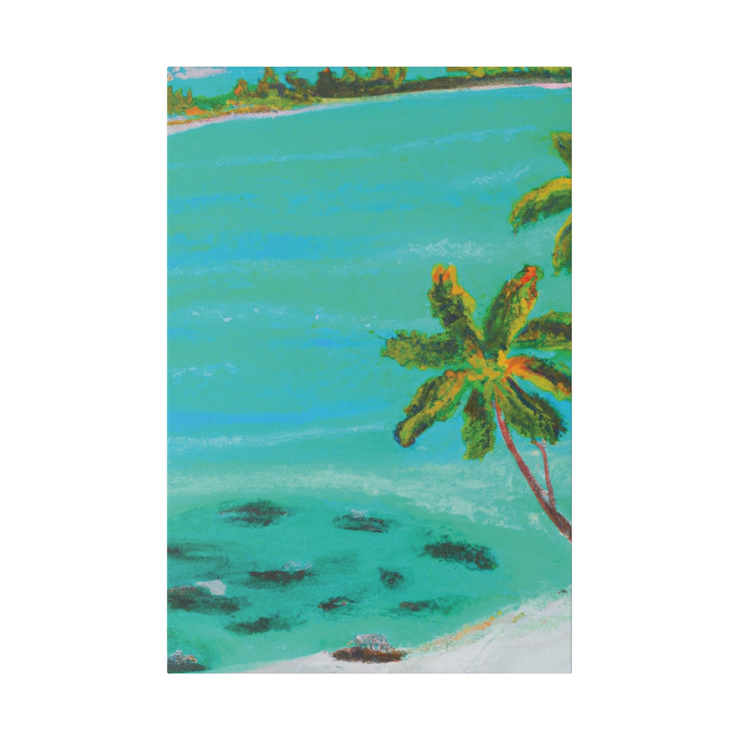 1417P - Bahamas Ocean Painting Print | Bahamas | Ocean | Beach | Poster | Home Decor | Wall Art | Canvas