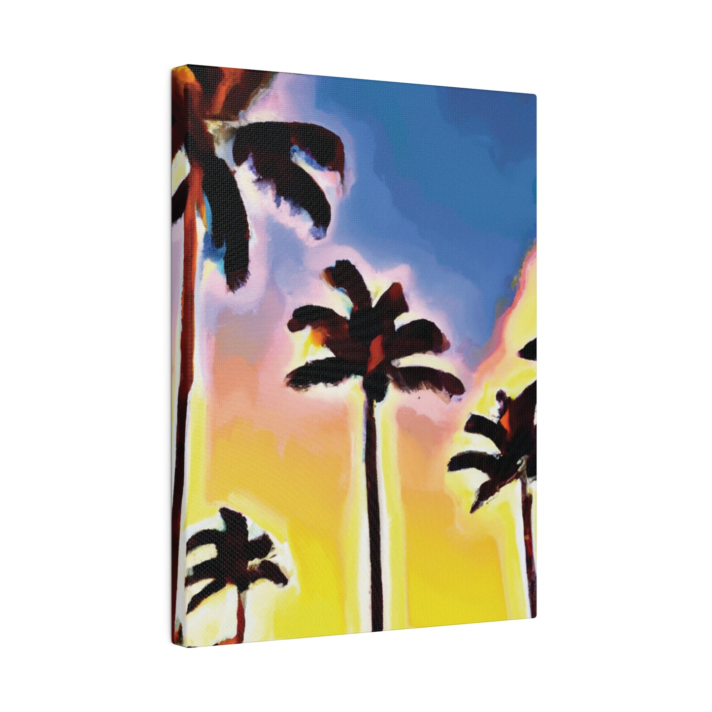 3437Q - Miami Beach Sunset Painting Print | Miami | Beach | Sunset | Poster | Home Decor | Wall Art | Canvas