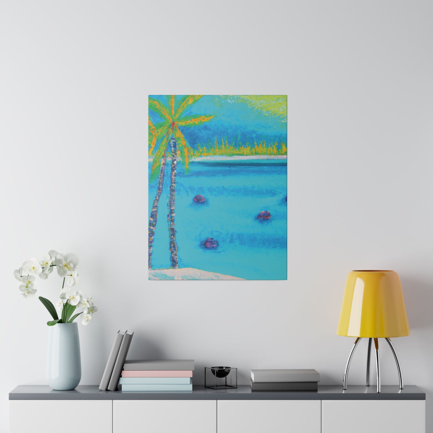 2937T - Bahamas Ocean Painting Print | Bahamas | Ocean | Beach | Poster | Home Decor | Wall Art | Canvas