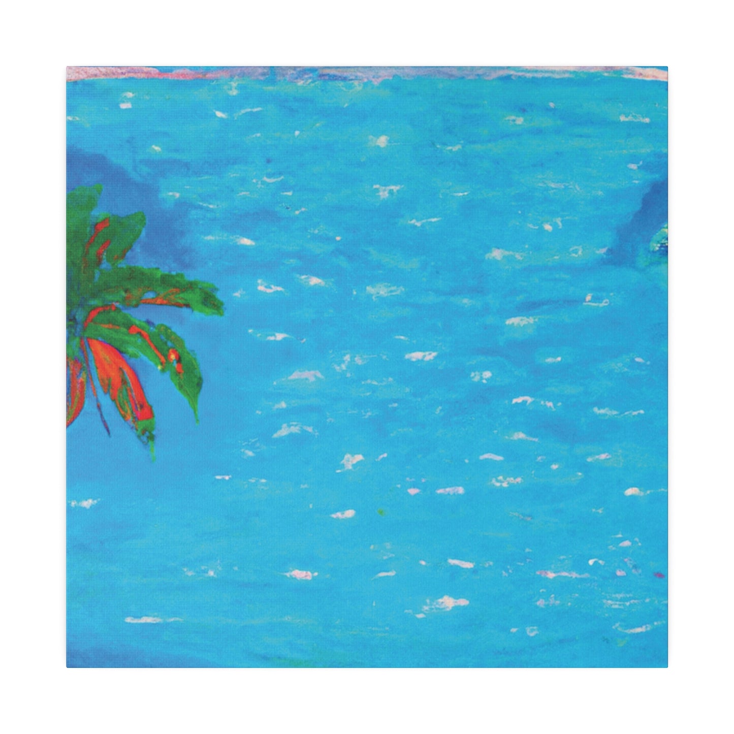 5286G - Bahamas Ocean Painting Print | Bahamas | Ocean | Beach | Poster | Home Decor | Wall Art | Canvas