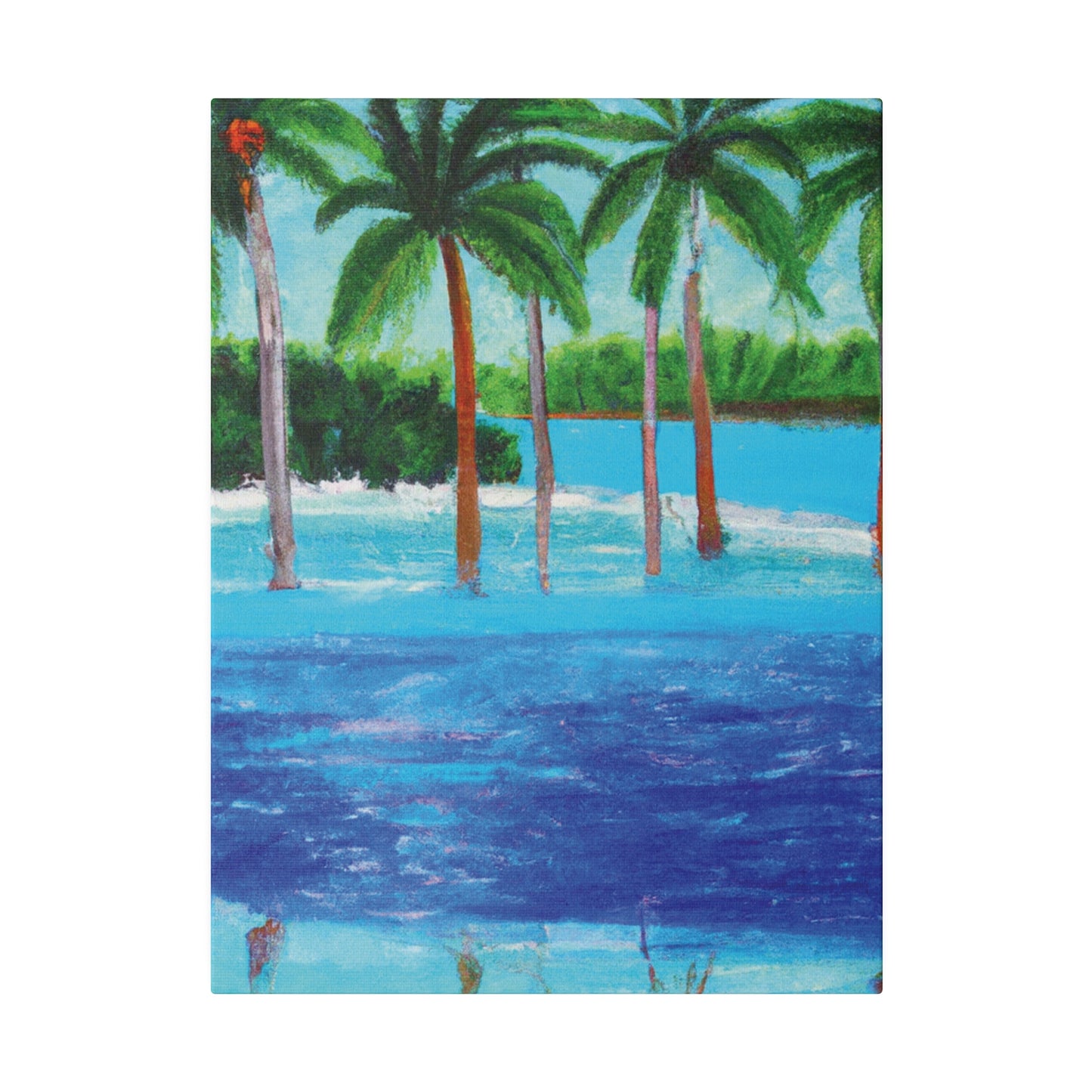 4563X - Bahamas Ocean Painting Print | Bahamas | Ocean | Beach | Poster | Home Decor | Wall Art | Canvas