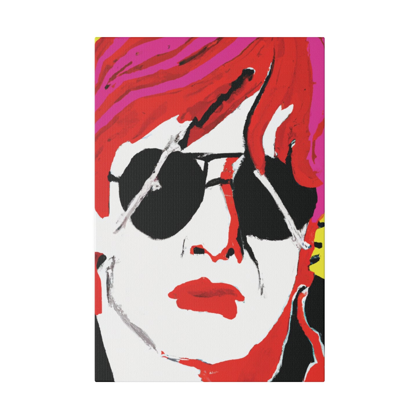 6831H - Rockstar Painting Print | Face | Abstract | Poster | Home Decor | Wall Art | Music Art | Canvas