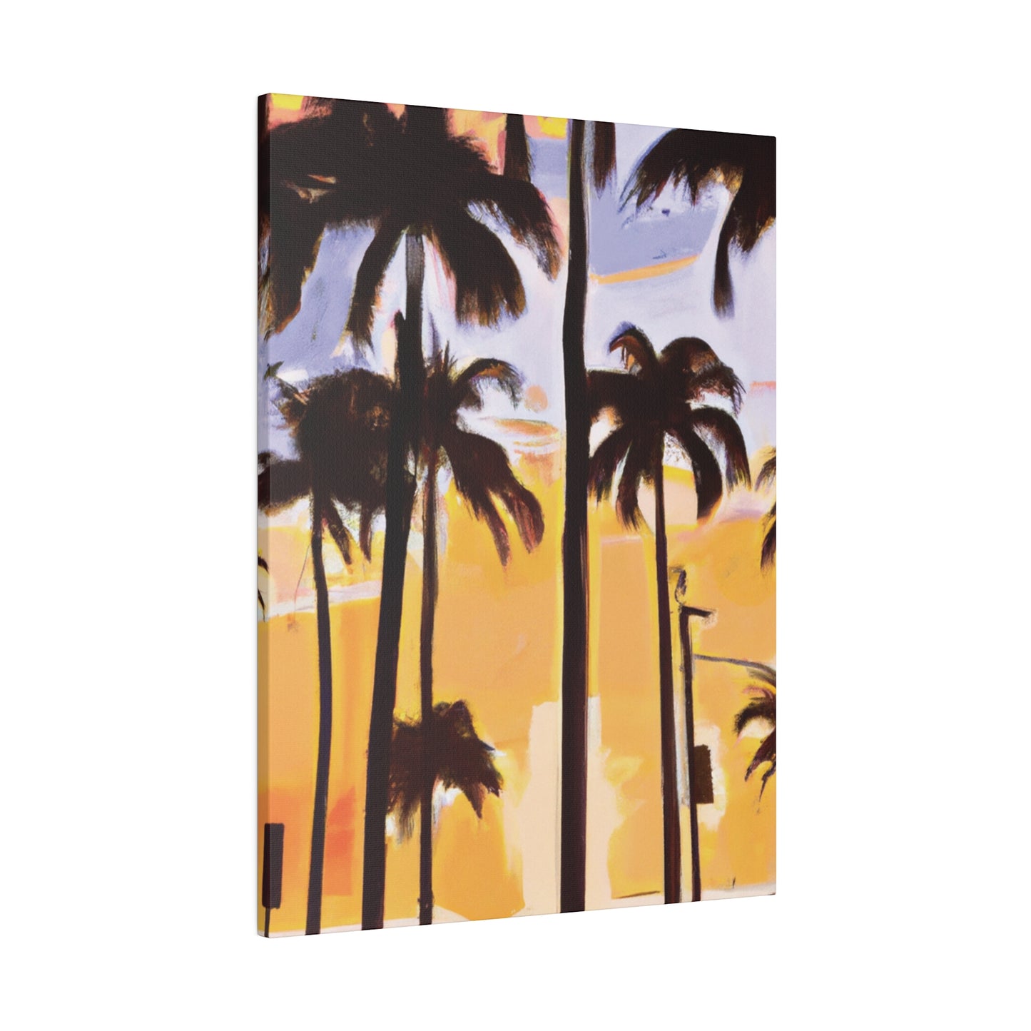 8392O - Miami Beach Sunset Painting Print | Miami | Beach | Sunset | Poster | Home Decor | Wall Art | Canvas