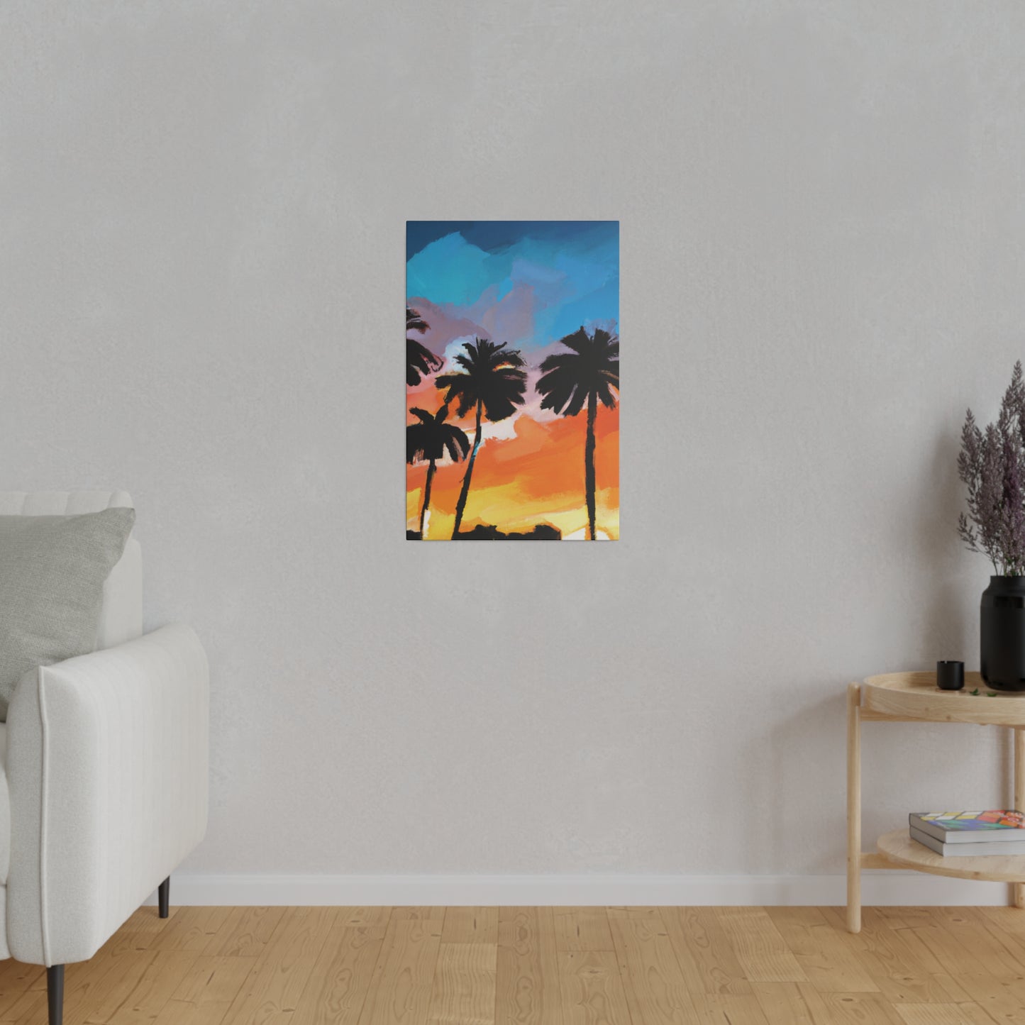 7010V - Miami Beach Sunset Painting Print | Miami | Beach | Sunset | Poster | Home Decor | Wall Art | Canvas