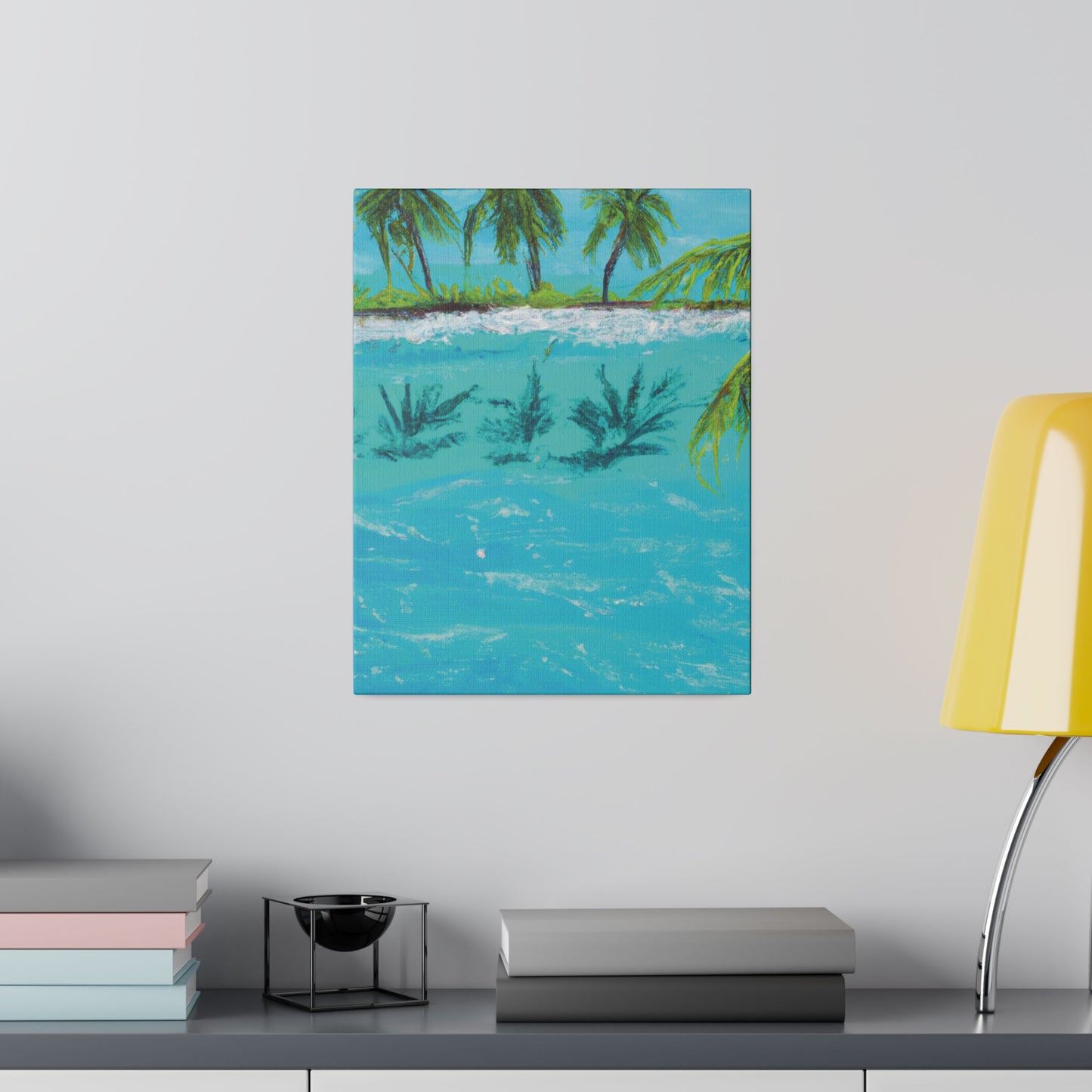 8321K - Bahamas Ocean Painting Print | Bahamas | Ocean | Beach | Poster | Home Decor | Wall Art | Canvas